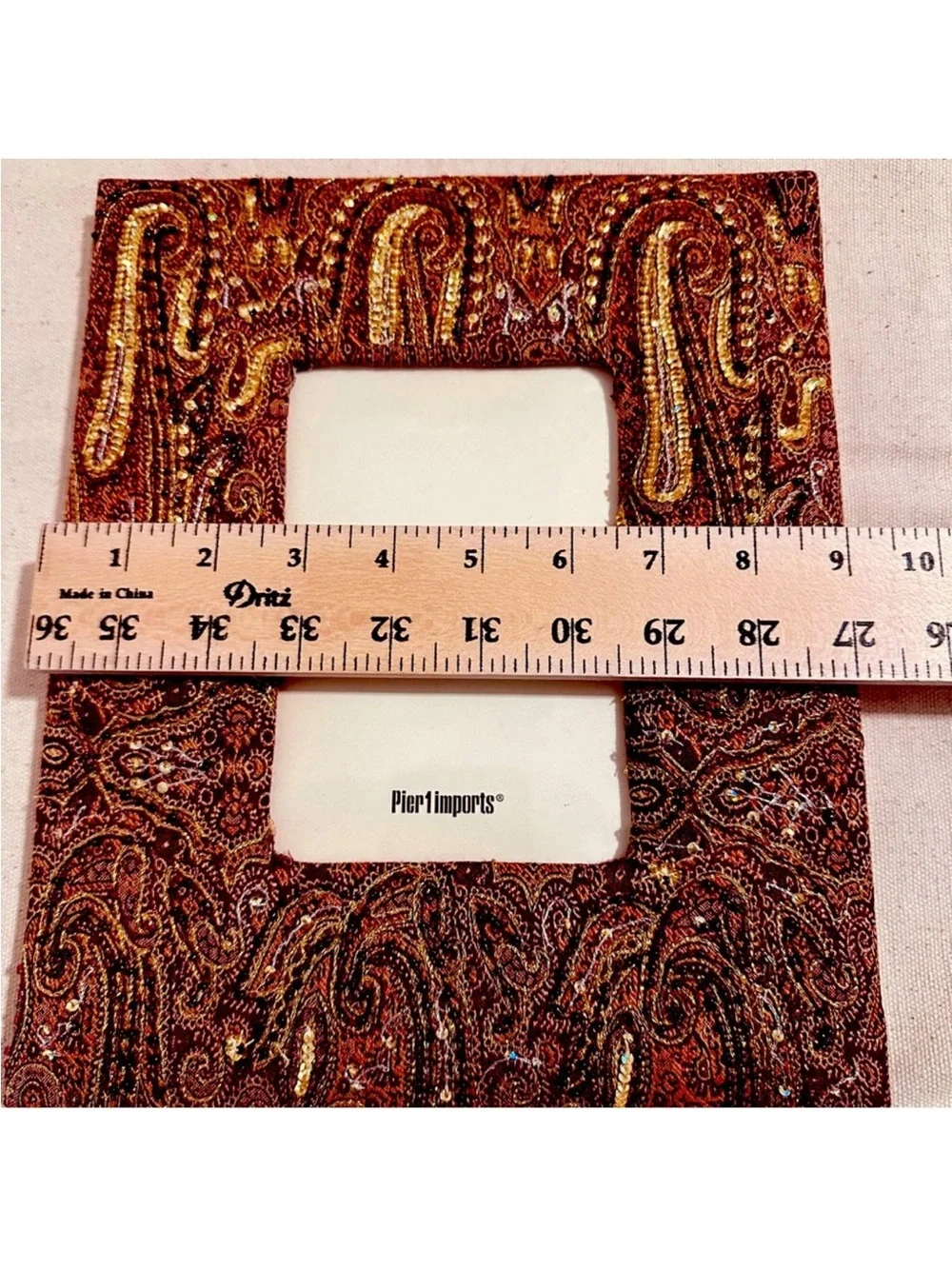 Pier 1 Imports | Frame | Jamavar Embroidered Desk Frame
